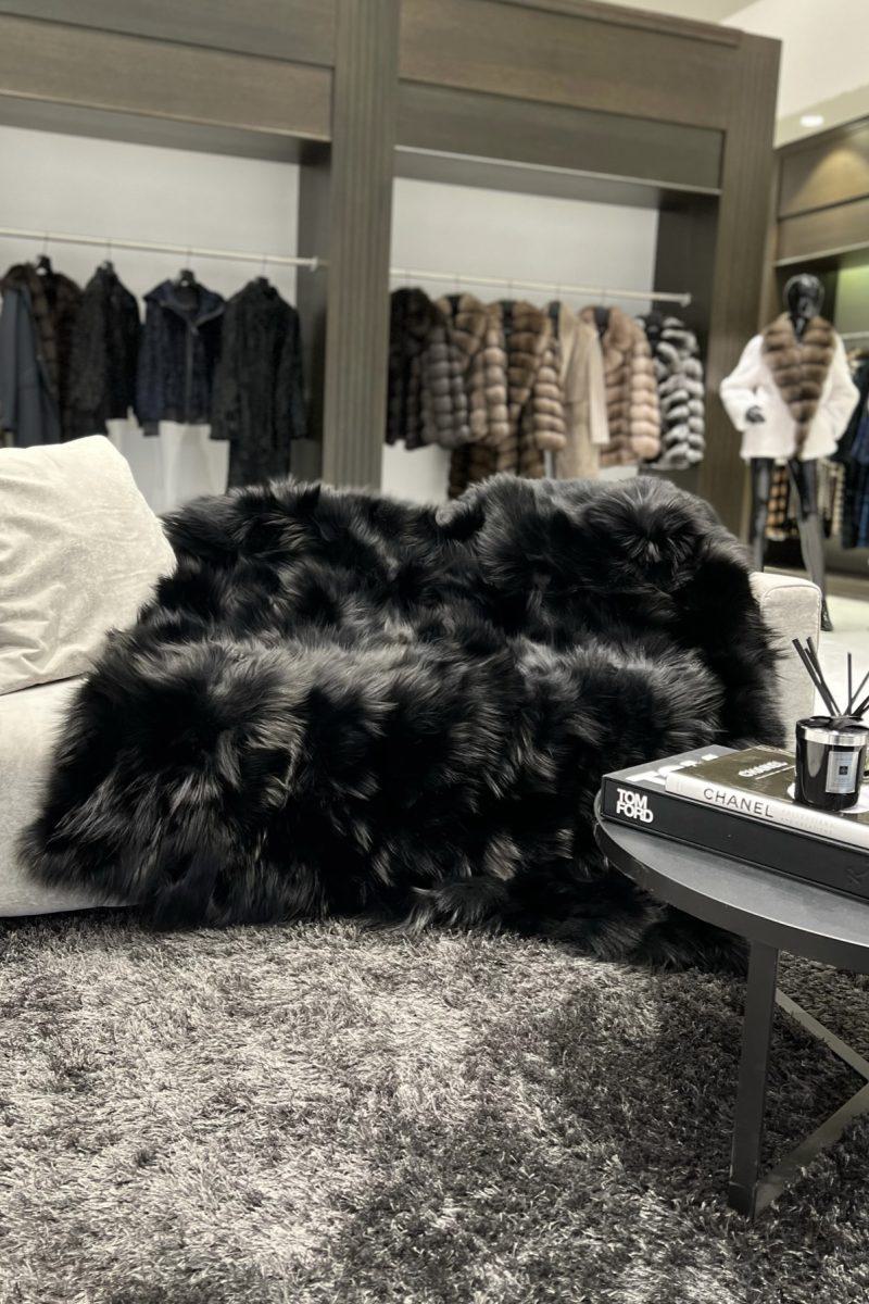 Fur throws and rugs Add a touch of cozy texture to your home