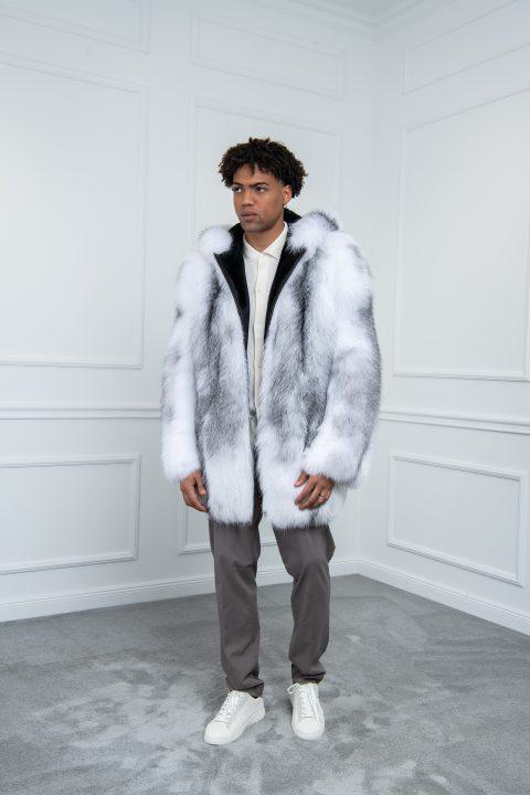 Arctic Fox Jacket with Hood