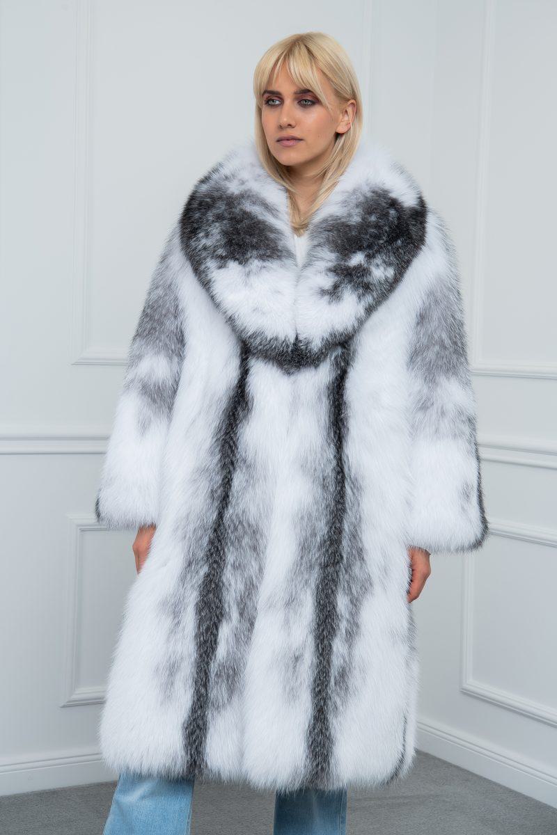 Arctic Marble Fox Coat - Shopifur