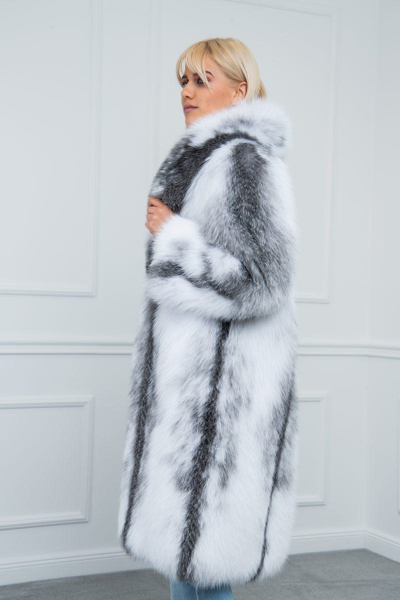Arctic Marble Fox Coat