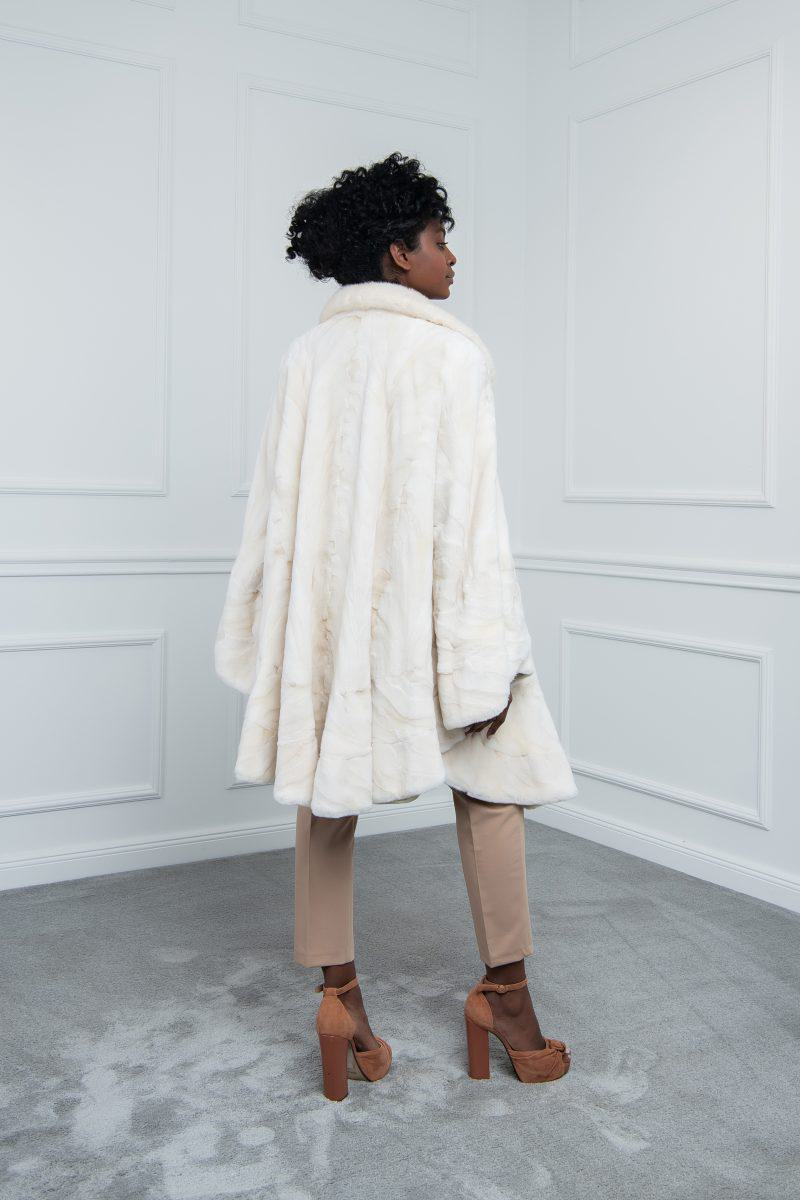 Pearl Sheared Mink Sections Jacket