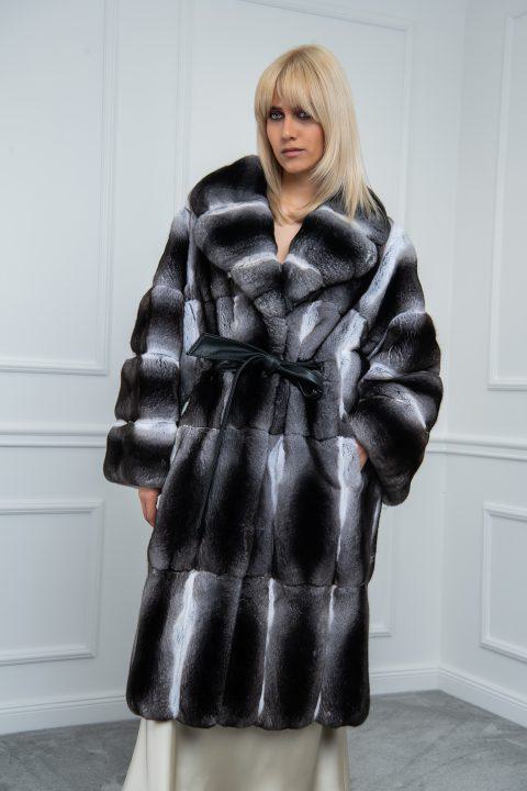 Chinchilla Relaxed Fit Coat
